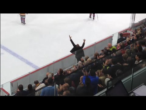 Schläpfers Reaktion in den letzten Sekunden vom Spiel