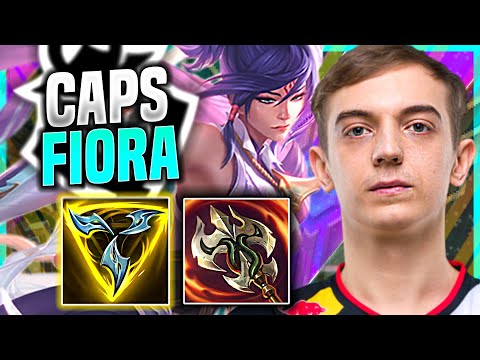 WHEN CAPS PICKS FIORA! - G2 Caps Plays Fiora TOP vs Aatrox! | Challenger TV