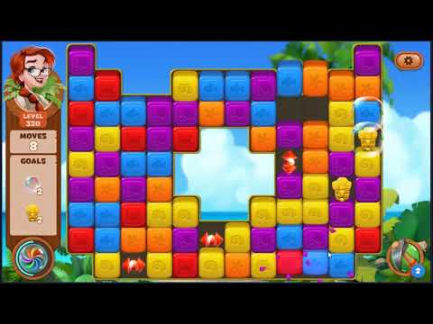 Lost Island Blast Adventure Level 330 - NO BOOSTERS 🏝️ | SKILLGAMING ✔️