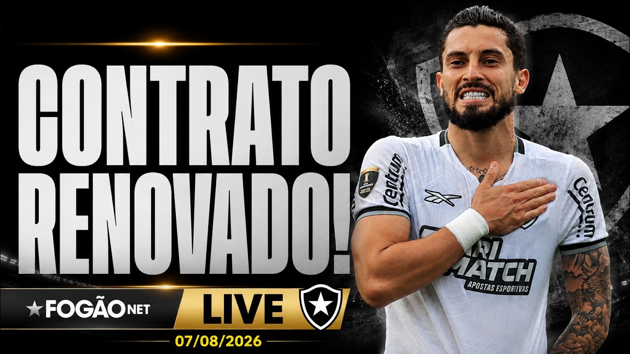 LIVE | Alex Telles renova com o Botafogo; Joaquín Correa se apresenta no Estudiantes