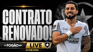 FOGÃONET LIVE: ALEX TELLES RENOVA COM O BOTAFOGO | JOAQUIN CORREA SE APRESENTA NO ESTUDIANTES