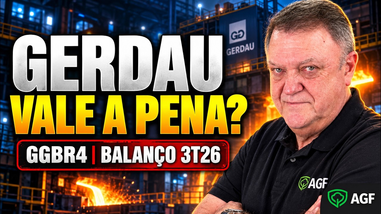 Gerdau (GGBR4) vale a pena? Entenda o balanço do 3T26