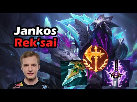 G2 Jankos Rek'sai jungle Full game - League of legends Patch 12.12