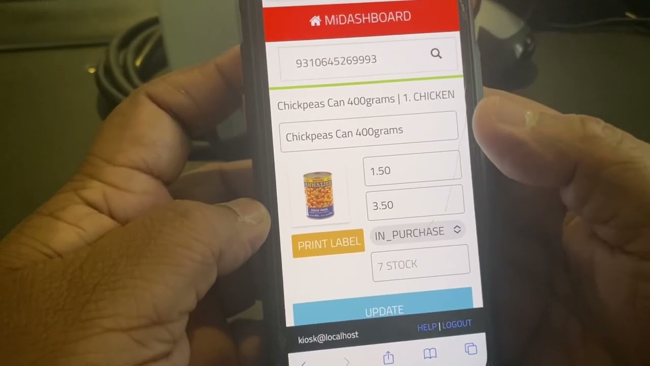 Mobile Inventory Management -MiPOS Systems MiDASHBOARD #mipos #retailpos #posfeatures #miposfeatures