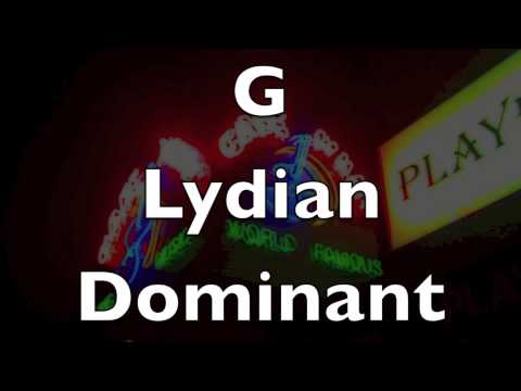 Lydian Dominant Scale - Groove Jam Backing Track