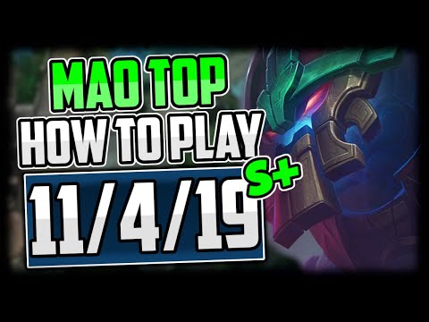 How to Play Maokai Top & CARRY NEW World Breaker Maokai! - S+ Maokai Commentary Guide LoL Season 10