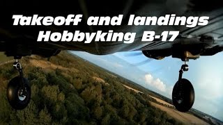 preview picture of video 'B-17 Onboard takeoff and landings'