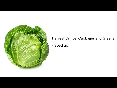 Harvest Samba, Cabbages and Greens ( SPED UP )
