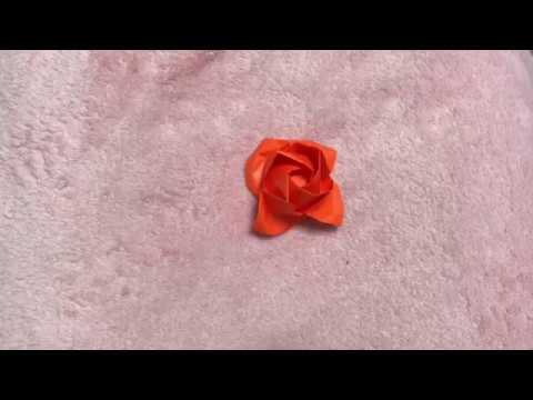 英米語学科 【折紙】折りバラ（福山ローズ）／Origami Rose chie