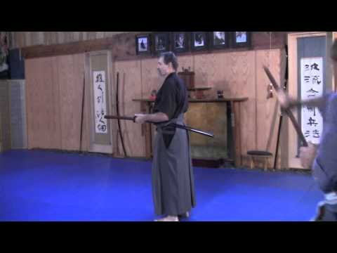Samurai bujutsu James Williams Sensei  Iaijutsu response to attacks