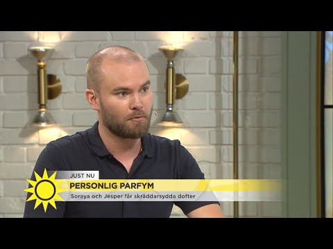 Här får Jesper och Soraya sina unika parfymer - Nyhetsmorgon (TV4)