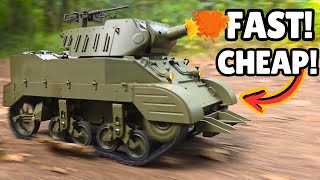 Fast CHEAP RC Tank with Sound, Lights & Smoke!