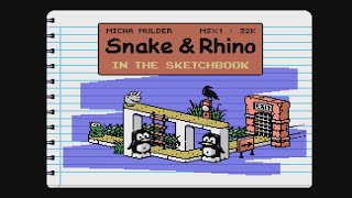 Snake & Rhino In the Sketchbook / MSX