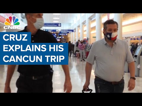 Ted Cruz Tries To Explain What He's Doing In Cancun While Texas Remained Without Power