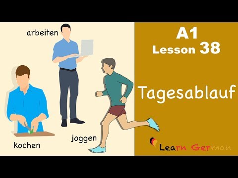 Learn German | Tagesablauf | Daily routine | German for beginners | A1 - Lesson 38