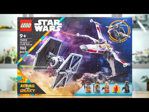 LEGO Star Wars 75393 TIE FIGHTER & X-WING MASH-UP Review! (2024)