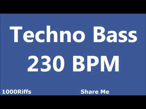 Techno Bass E2 Metronome : 230 BPM