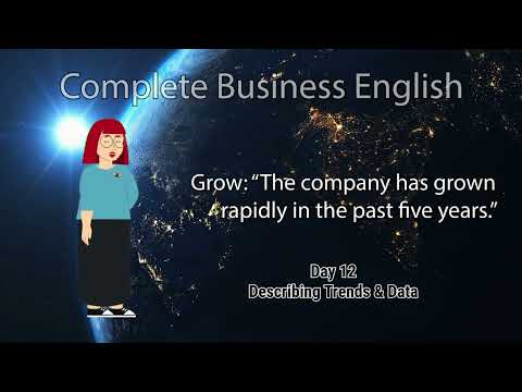 Describing Trends & Data: Increase, Decrease, Fluctuate (Business English)