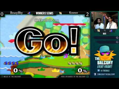 Melee at the Balcony 70 - Winners Semis ft. BrunyBby (Falco) VS Kramer (Fox)