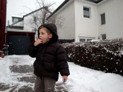 Bolada de Neve no olho do Leo!!!