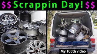 Recycling Aluminum rims / mags for cash $$