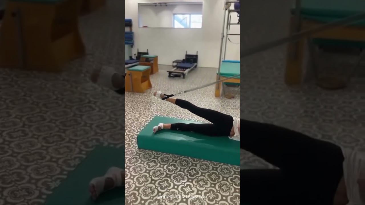 Side Lying Leg Circles on Tower