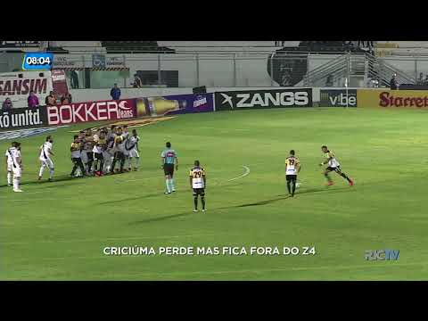 Criciúma perde diante da Ponte Preta mas permanece fora do Z4