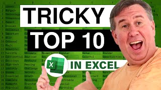 Excel - Top 10 in a Pivot Table but Grand Total of All Records - Episode 1205