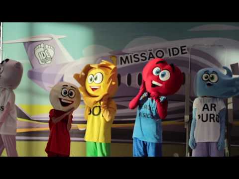 OS 8 AMIGUINHOS DA SAÚDE NO CONGRESSO INFANTIL MISSÃO IDE