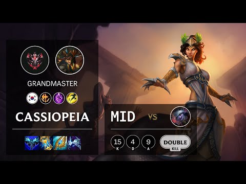 Cassiopeia Mid vs Tristana - KR Grandmaster Patch 11.5