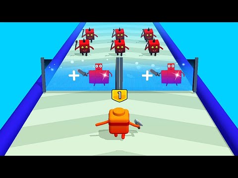 Merge NumberBlock Run 3D - Merge Battles Game Part 3