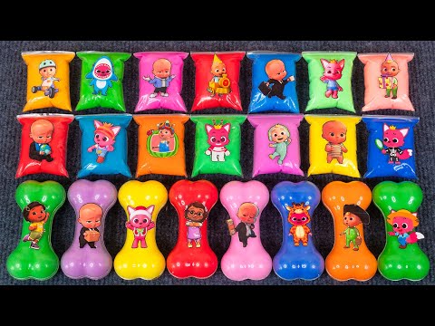 Pinkfong Slime Slime Bone 💫 Jeni & Friends Make Cosmic Slime! Bebefinn Magic 🌈Satisfying ASMR