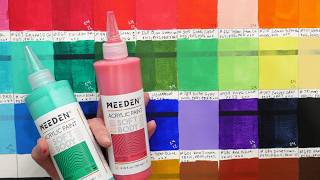 Will It Do What I Want? Meeden Soft Body Acrylic Paint Review (Big Tubes!)
