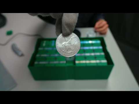 Unboxing a $30,000 MONSTER BOX of US Silver Eagles