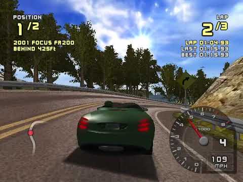 Ford Racing 2 Hard Walkthrough Part 16 - Ford Challenge: Concept - 1993 Ford Mustang Mach 3