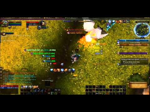 Beating lvl 90 Warlock Burst MoP with 86 lvl Enhancement Shaman Burst MoP Arena Style :D