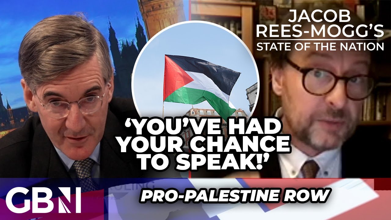 WATCH: FURIOUS Mogg ENDS interview as pro-Palestine activist drops SHOCKING 'antisemitic TROPE'