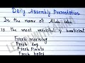School Assembly Presentation In English Hosting For School Assembly Program