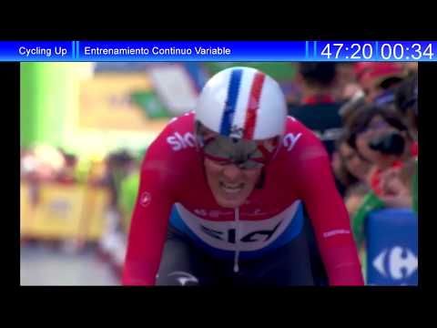 Entrenamiento Nº16 Cycling Up - Continuo Variable Ciclo Indoor by David Aguado - La Vuelta 2018