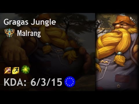 Gragas Jungle vs Zac - Malrang vs Wisdom - EUW Challenger Patch 8.2