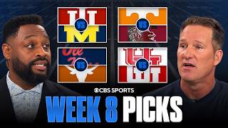 Picks for EVERY Top 25 game in College Football [Full Week 8 Predictions] ✅