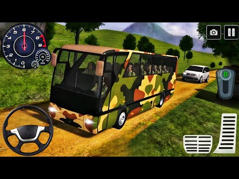 US Army Bus Driving - Military Transporter Squad - Android GamePlay