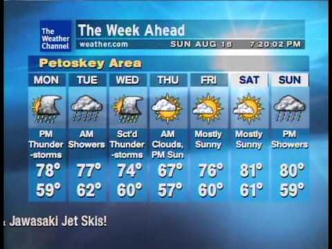 WeatherStar XL - Harbor Springs, MI - 8/16/2015 7:21 PM ET