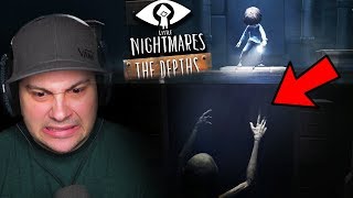WHAT TERRIFYING MONSTER IS UNDER THE WATER?! | Little Nightmares DLC Gameplay (The Depths)