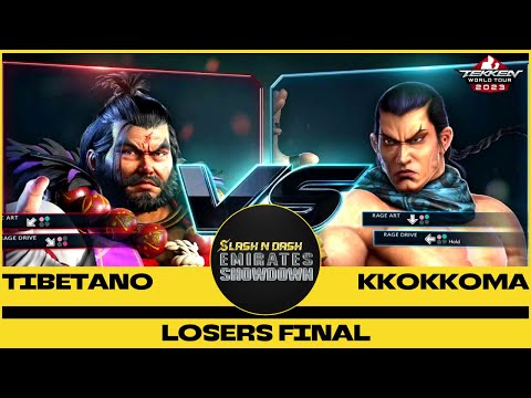 Kkokkoma vs Tibetano Losers Final - Tekken 7 | Slash N Dash Emirates Showdown 2023 #slashndash