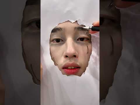 o diabo desenha o namorado dela.