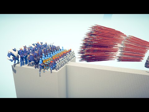 100x GIANTS ARMY vs EVERY GOD - Totally Accurate Battle Simulator TABS