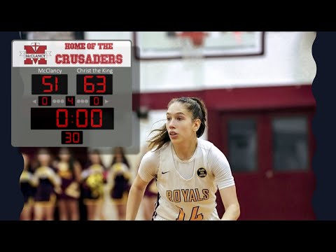 Ainhoa Holzer | Game Highlights | McClancy Crusaders (51) vs. Christ the King Royals (63)