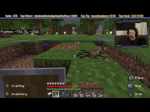 Minecraft "Chill Stream" Jan. 20, 2020 pt2 - Let's Build a Shrine!