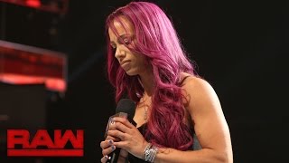 Sasha Banks addresses her back injury: Raw, Sept. 5, 2016